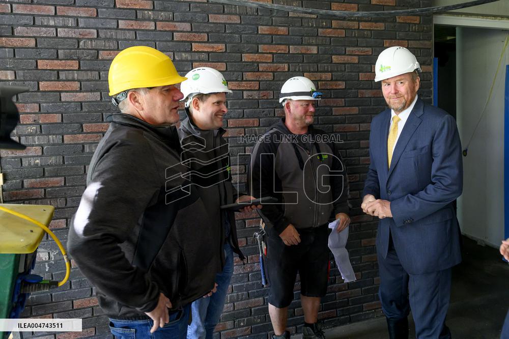 King Willem-Alexander Work Visit To Assen - Netherlands