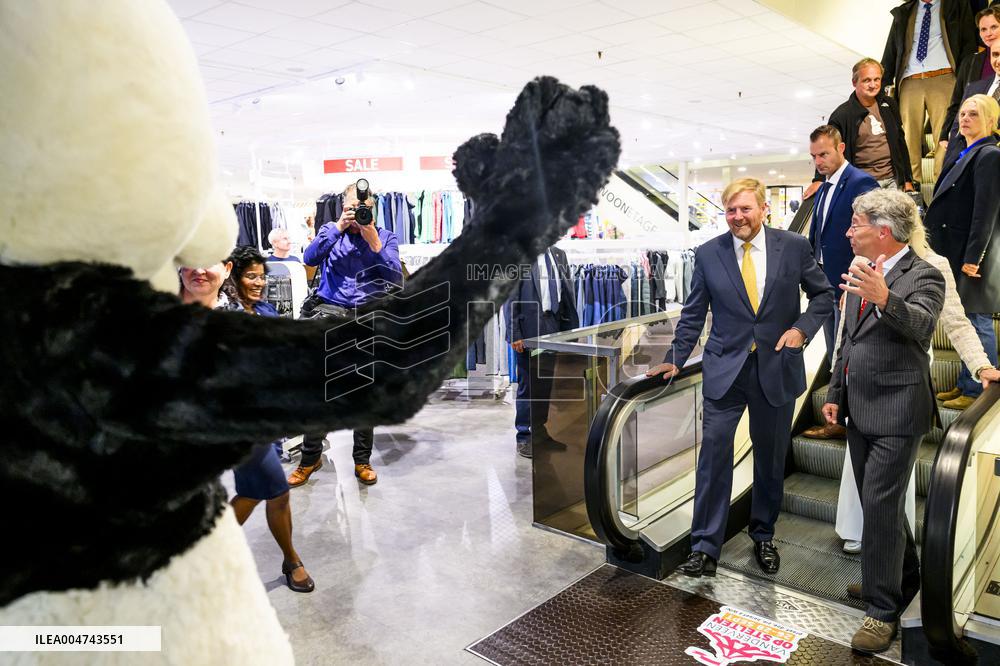 King Willem-Alexander Work Visit To Assen - Netherlands