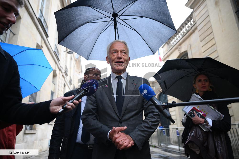 PM Lecornu Meets Chairs of Employers Organisations - Paris