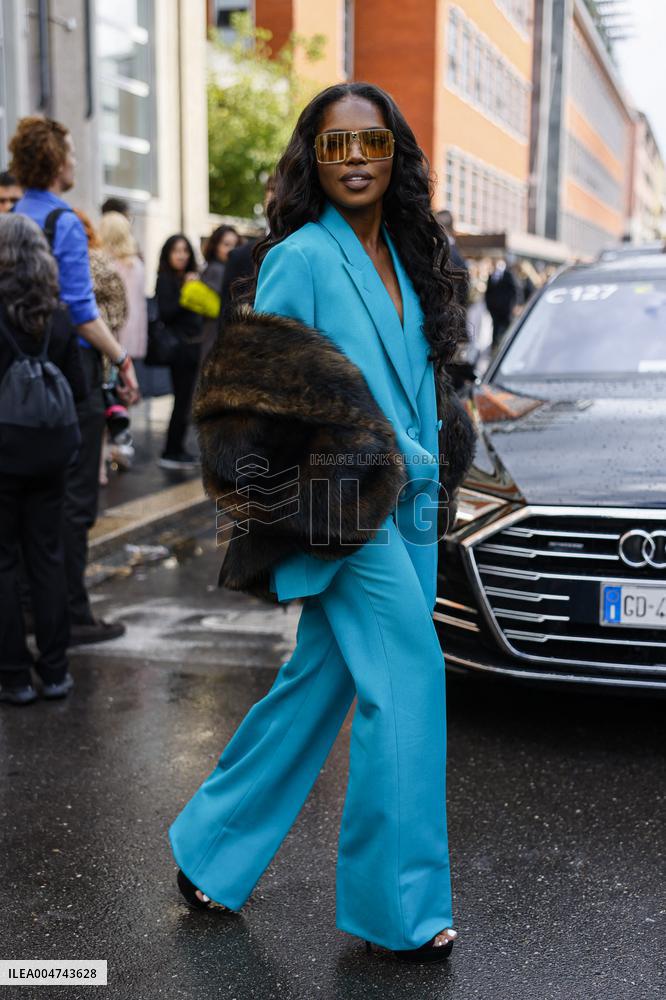 MFW Fendi Arrivals MP