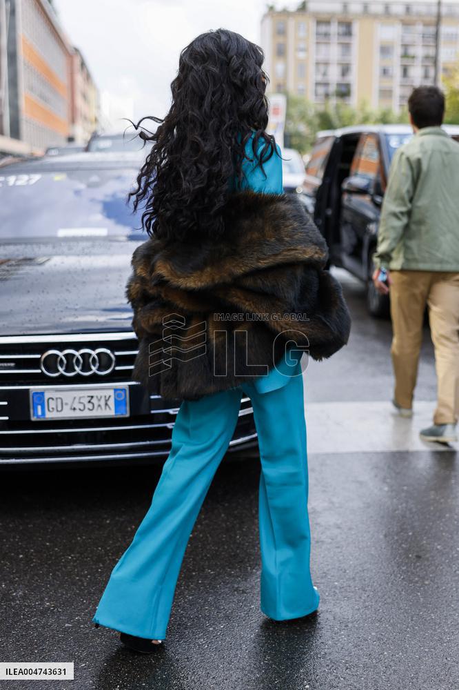 MFW Fendi Arrivals MP