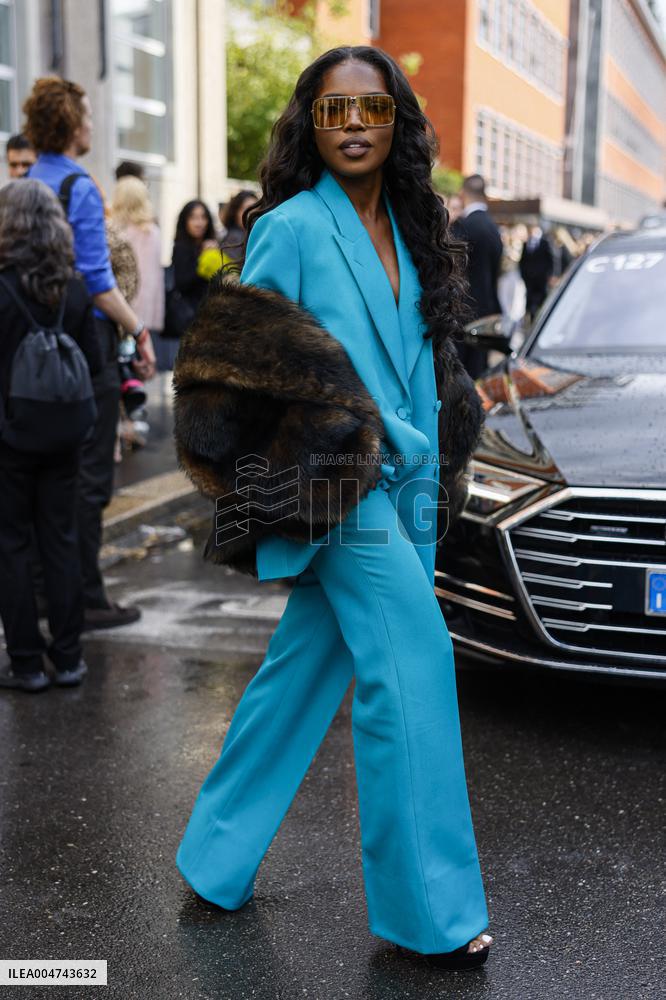 MFW Fendi Arrivals MP