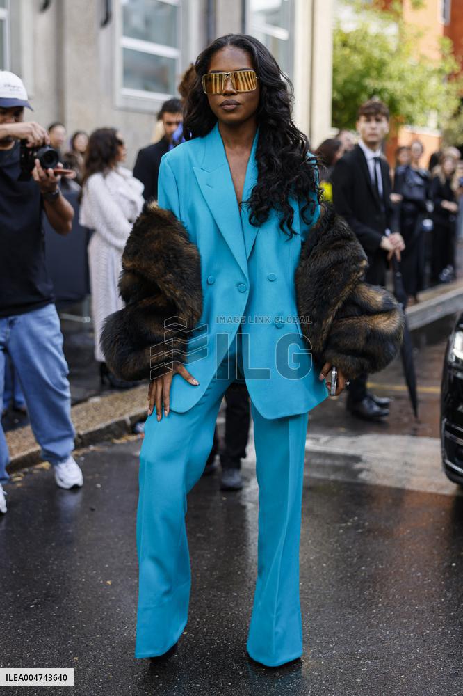 MFW Fendi Arrivals MP