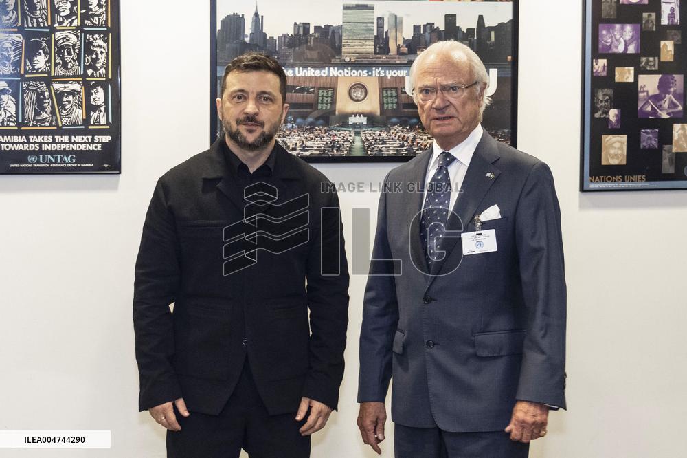SWEDISH KING AND ZELENSKYY