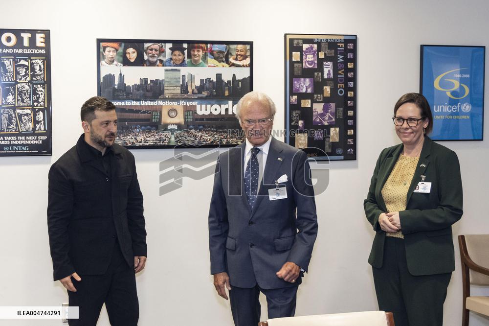 SWEDISH KING AND ZELENSKYY