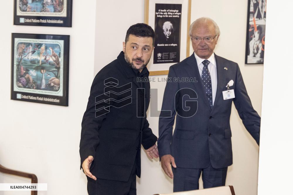 SWEDISH KING AND ZELENSKYY