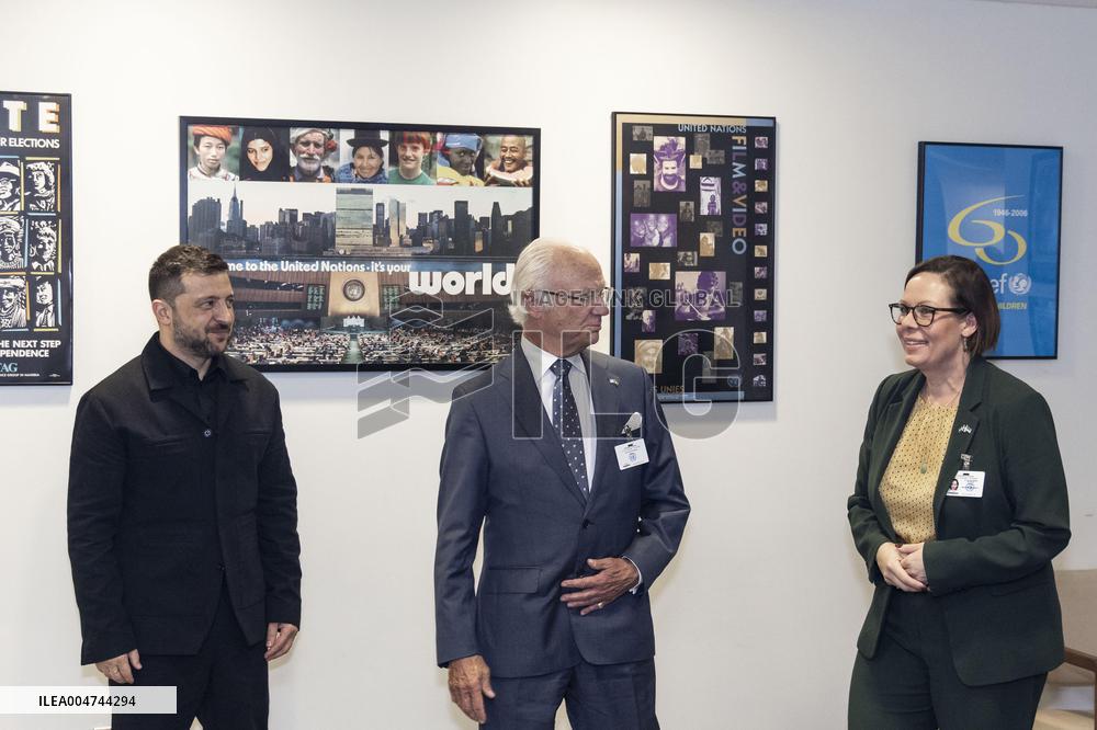SWEDISH KING AND ZELENSKYY