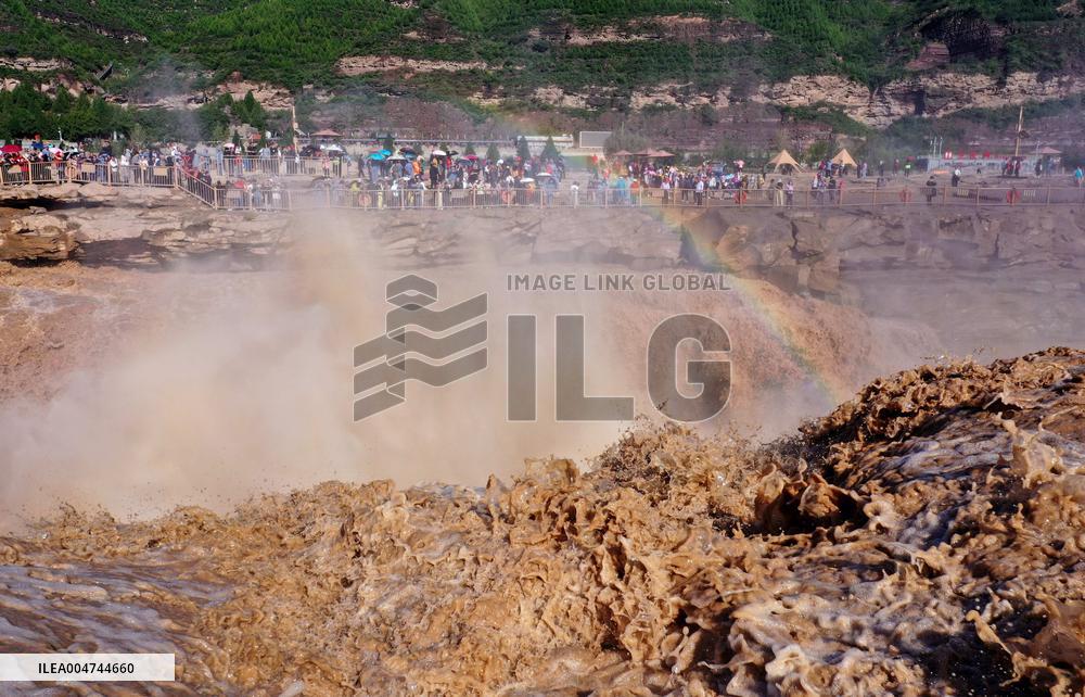 Hukou Waterfalls of Yellow River in Ji County