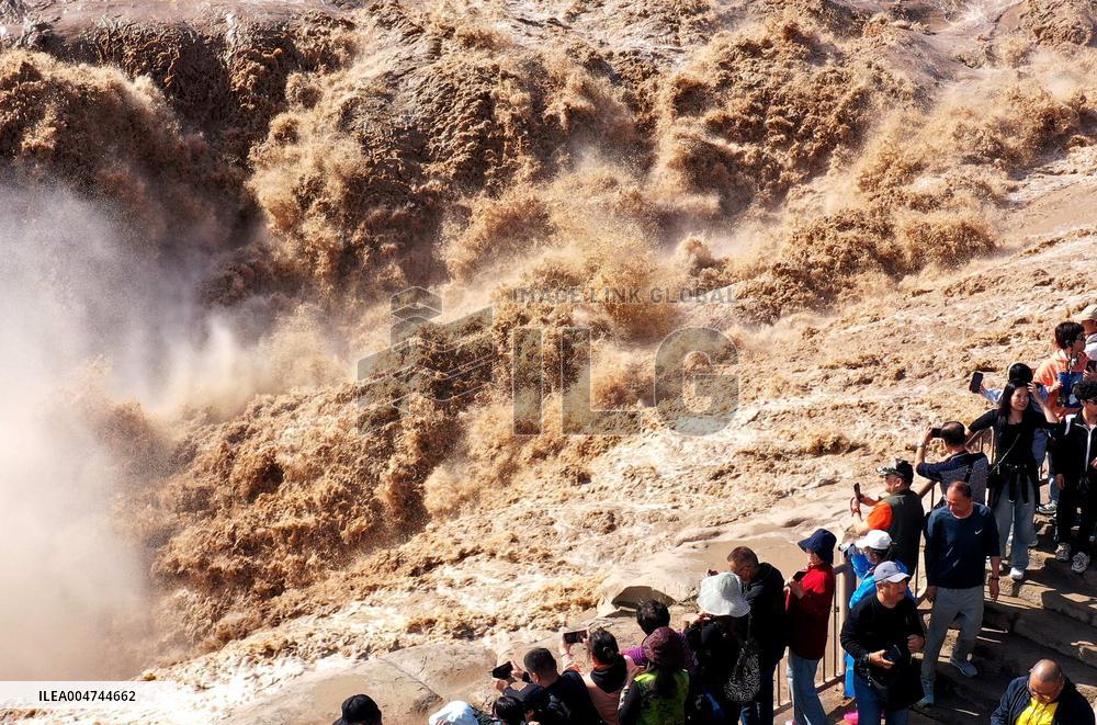 Hukou Waterfalls of Yellow River in Ji County