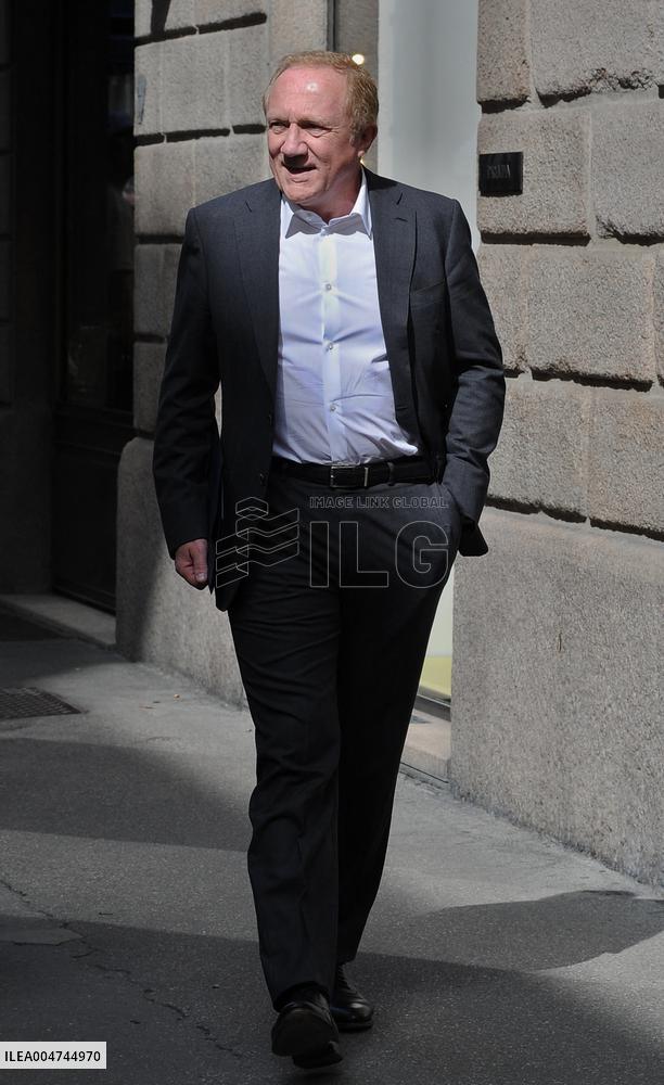 François Henri Pinault Visits Renovated Boutique - Milan