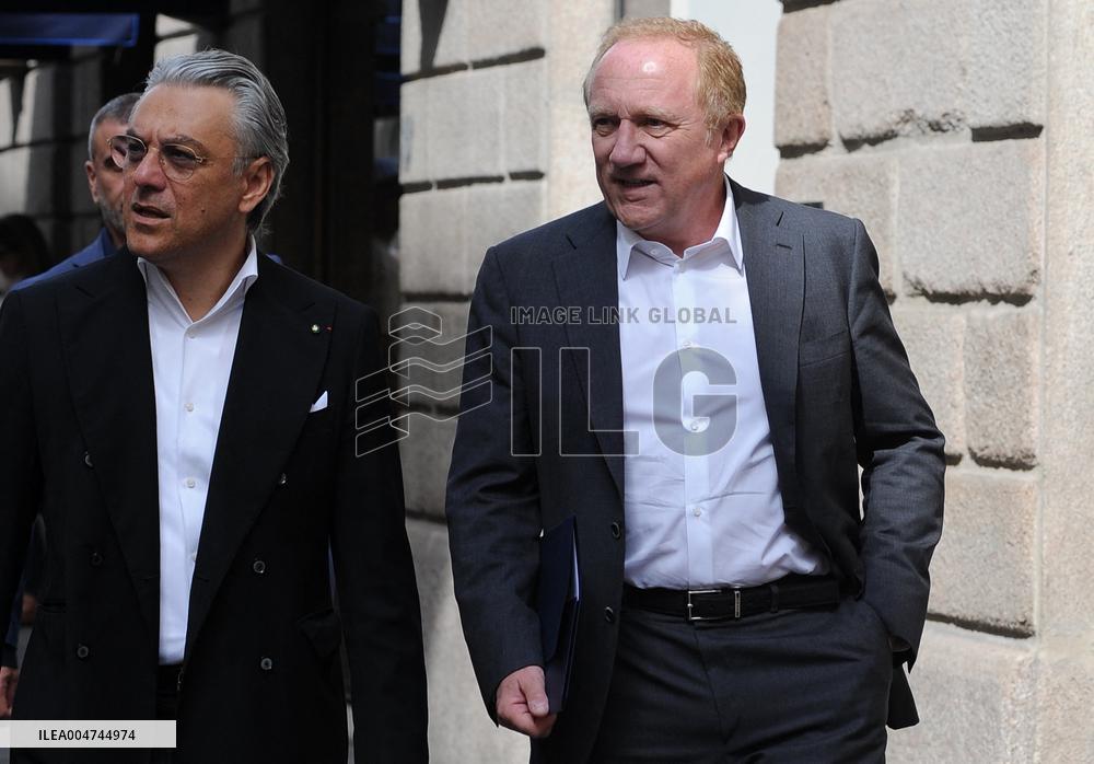 François Henri Pinault Visits Renovated Boutique - Milan