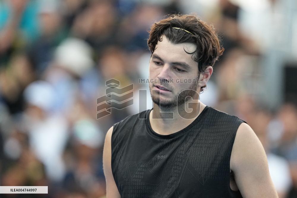Carlos Alcaraz And Taylor Fritz Engage In Intense Training Session - Tokyo