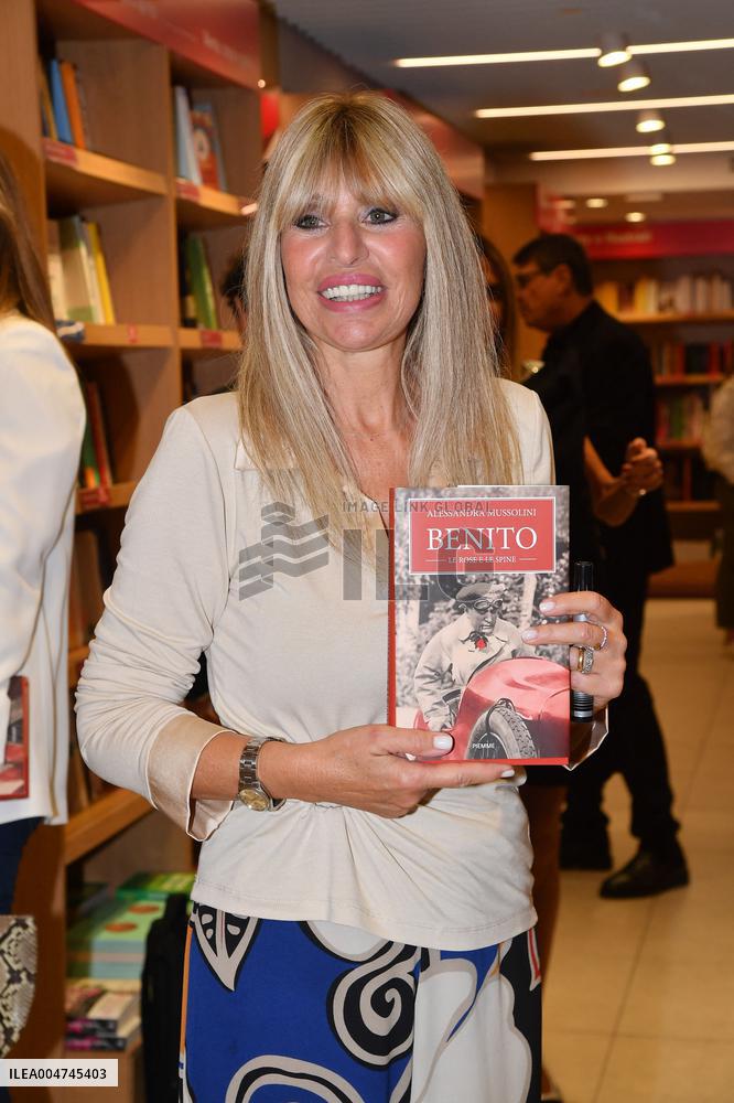 Alessandra Mussolini Presents Her New Book "Benito, The Roses and the Thorns" - Rome