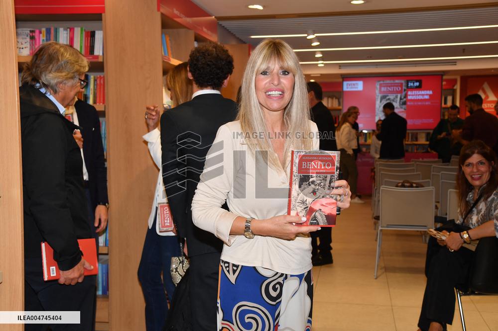 Alessandra Mussolini Presents Her New Book "Benito, The Roses and the Thorns" - Rome