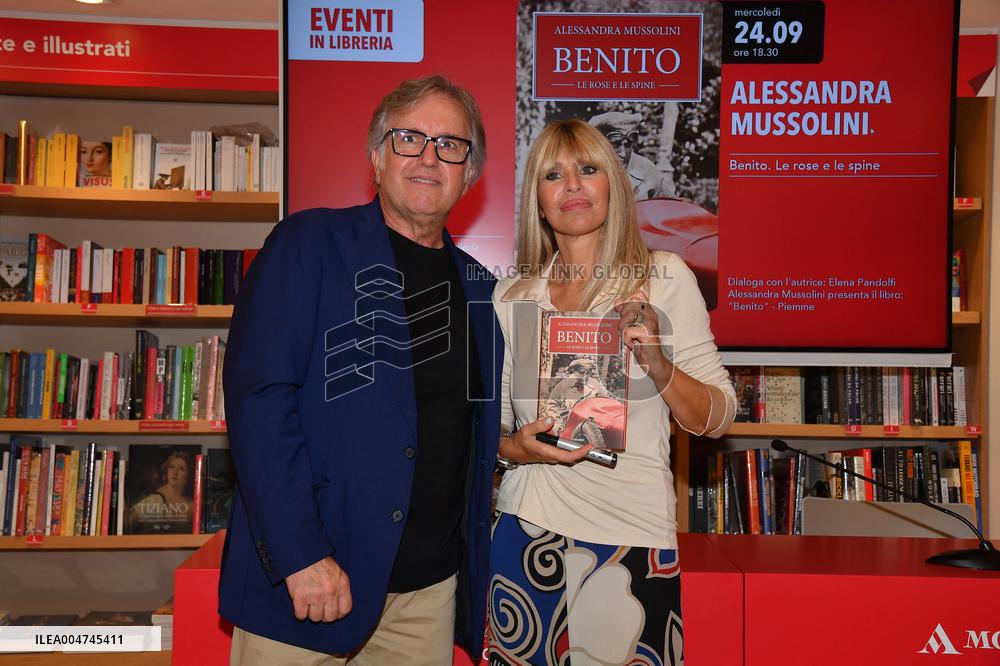 Alessandra Mussolini Presents Her New Book "Benito, The Roses and the Thorns" - Rome
