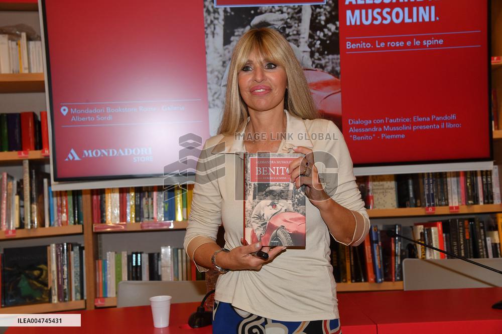 Alessandra Mussolini Presents Her New Book "Benito, The Roses and the Thorns" - Rome