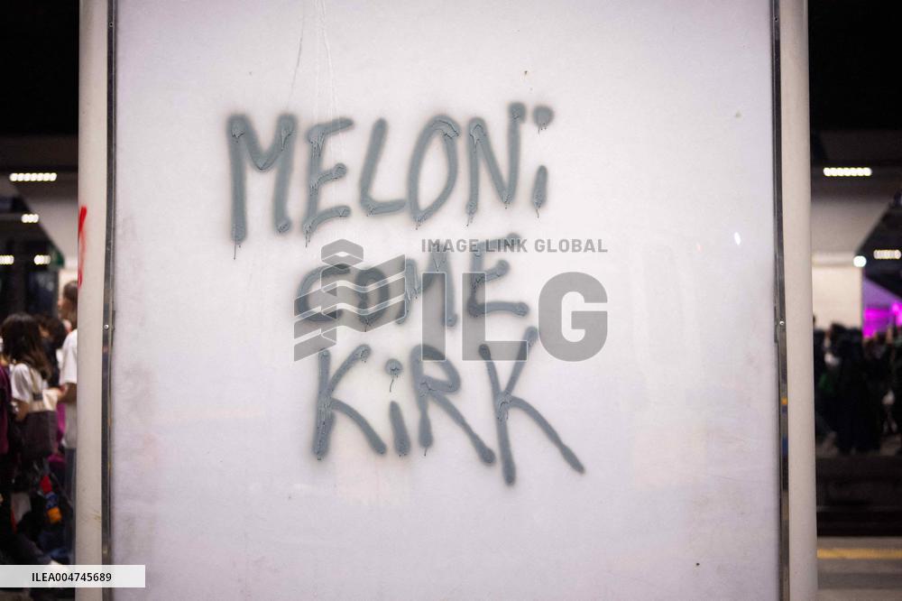 Demonstation in Porta Susa Railway Station - Turin