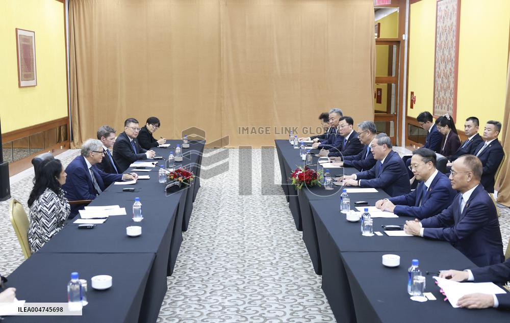 Bill Gates Meets Chinese Premier - NYC