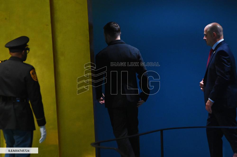 President Zelenskyy At 80th session of General Assembly - NYC