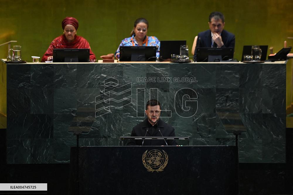 President Zelenskyy At 80th session of General Assembly - NYC