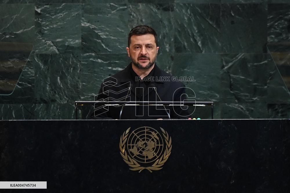 President Zelenskyy At 80th session of General Assembly - NYC