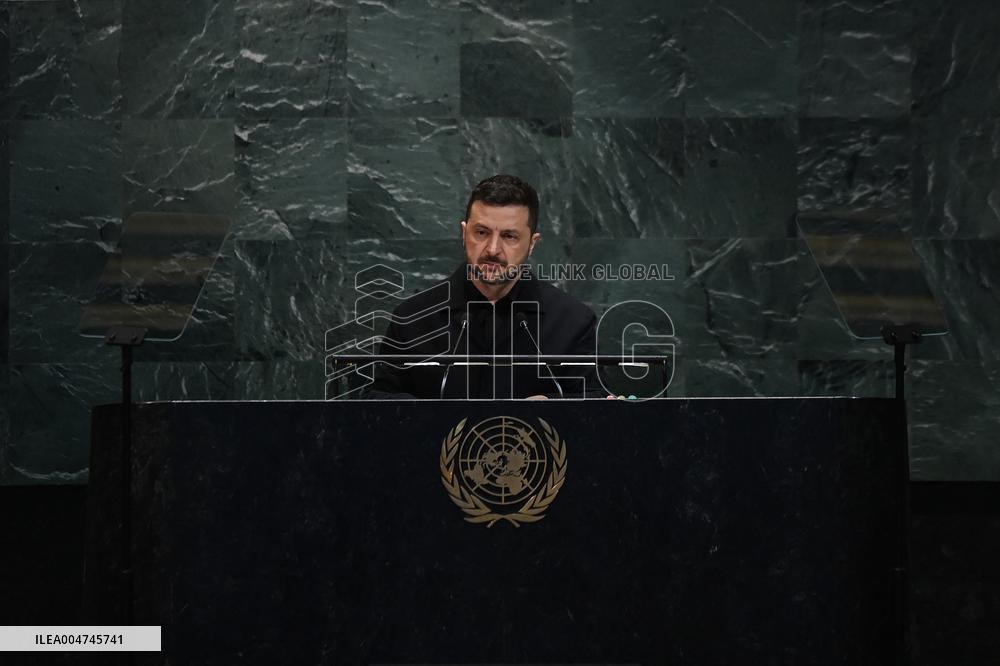 President Zelenskyy At 80th session of General Assembly - NYC