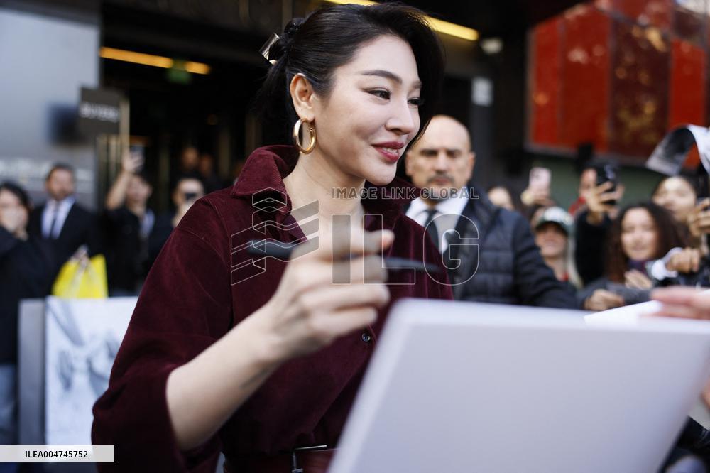 MFW Max Mara Arrivals MP