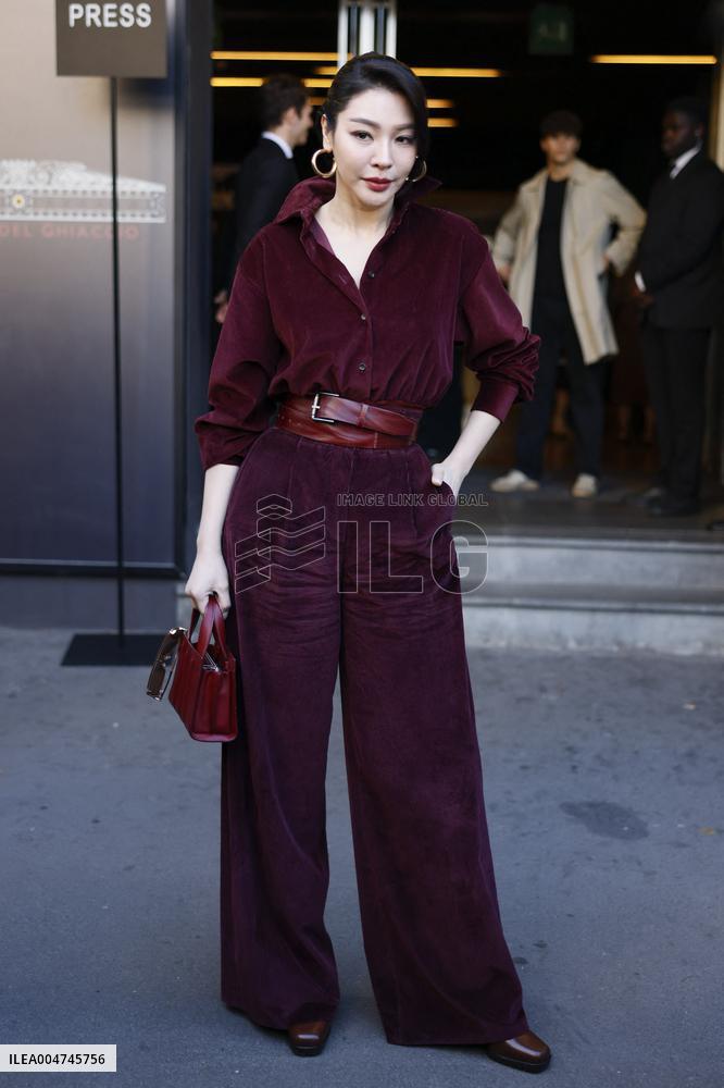 MFW Max Mara Arrivals MP