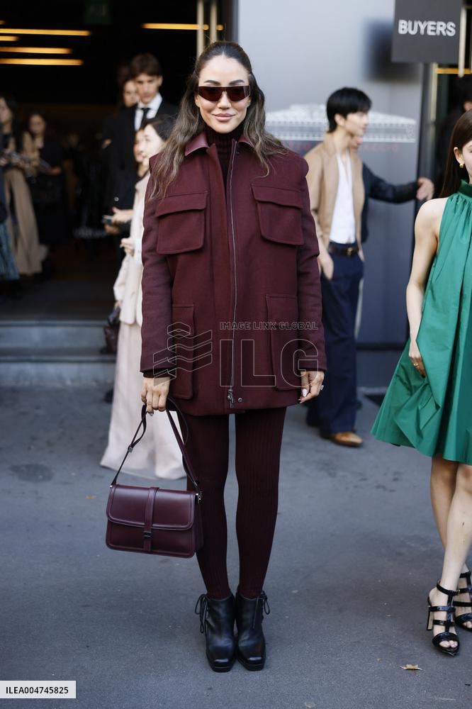 MFW Max Mara Arrivals MP