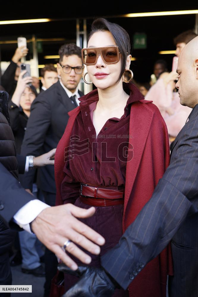 MFW Max Mara Arrivals MP