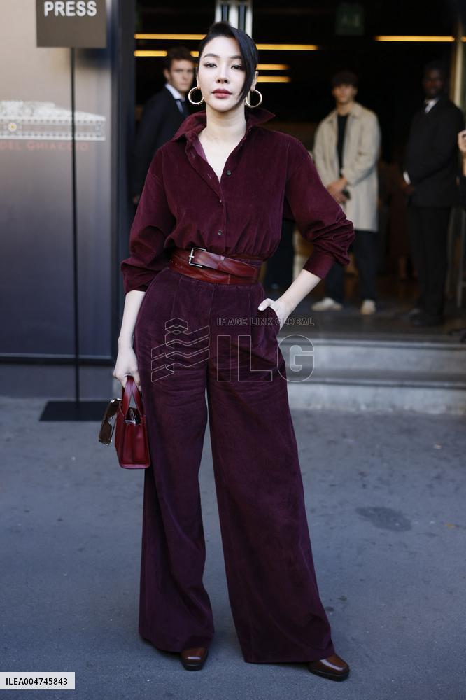 MFW Max Mara Arrivals MP