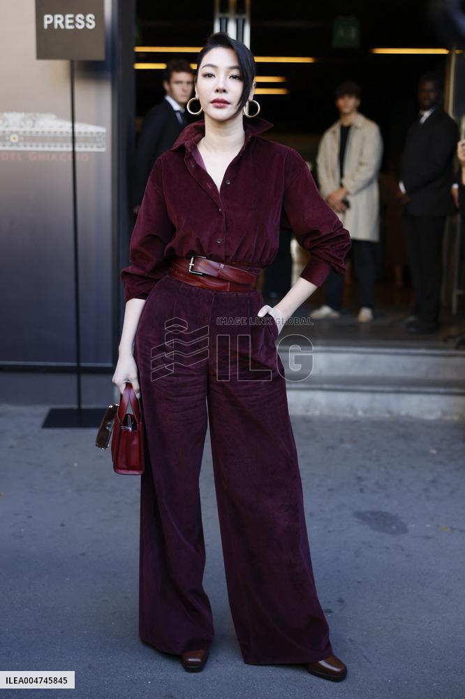 MFW Max Mara Arrivals MP