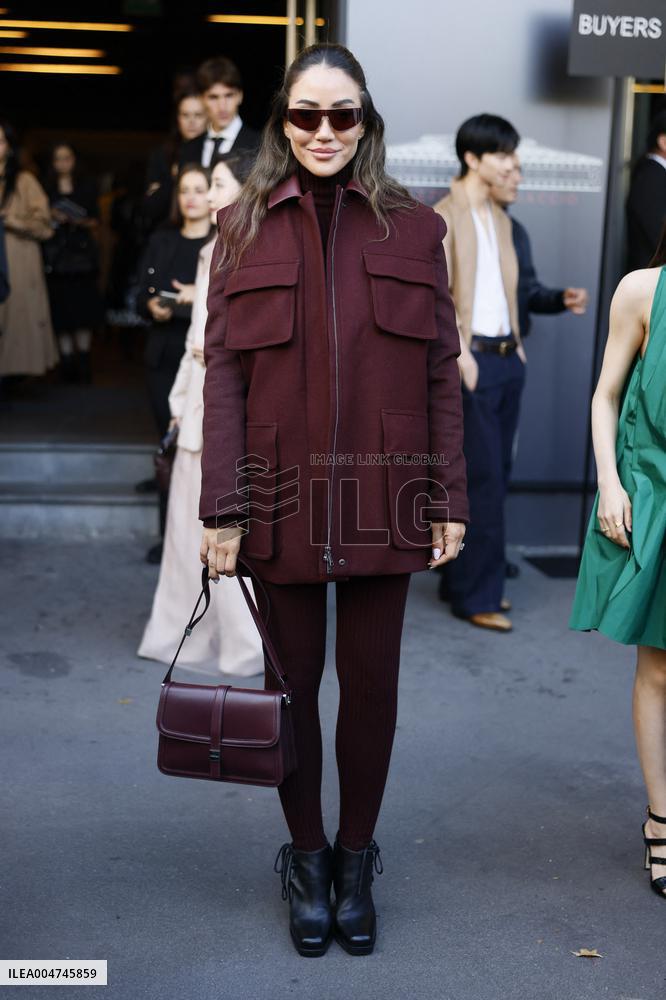 MFW Max Mara Arrivals MP