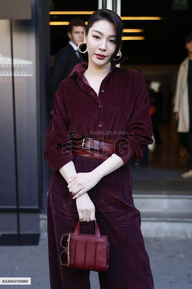 MFW Max Mara Arrivals MP