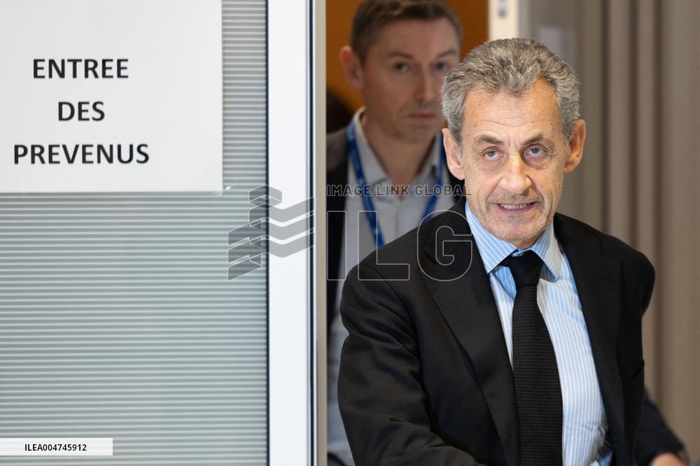 Nicolas Sarkozy trial for illegal campaign financing from Lybia - Paris RL
