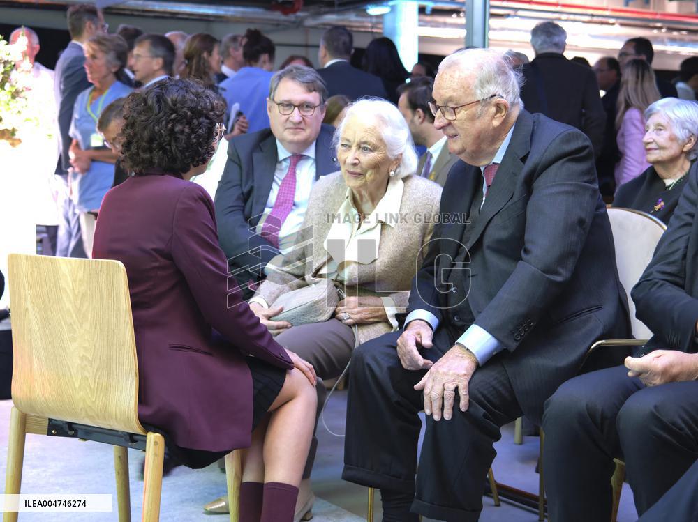 King Albert And Queen Paola Inaugurate New Oncology And Hematology Department At St. Luke's Clinic - Brussels