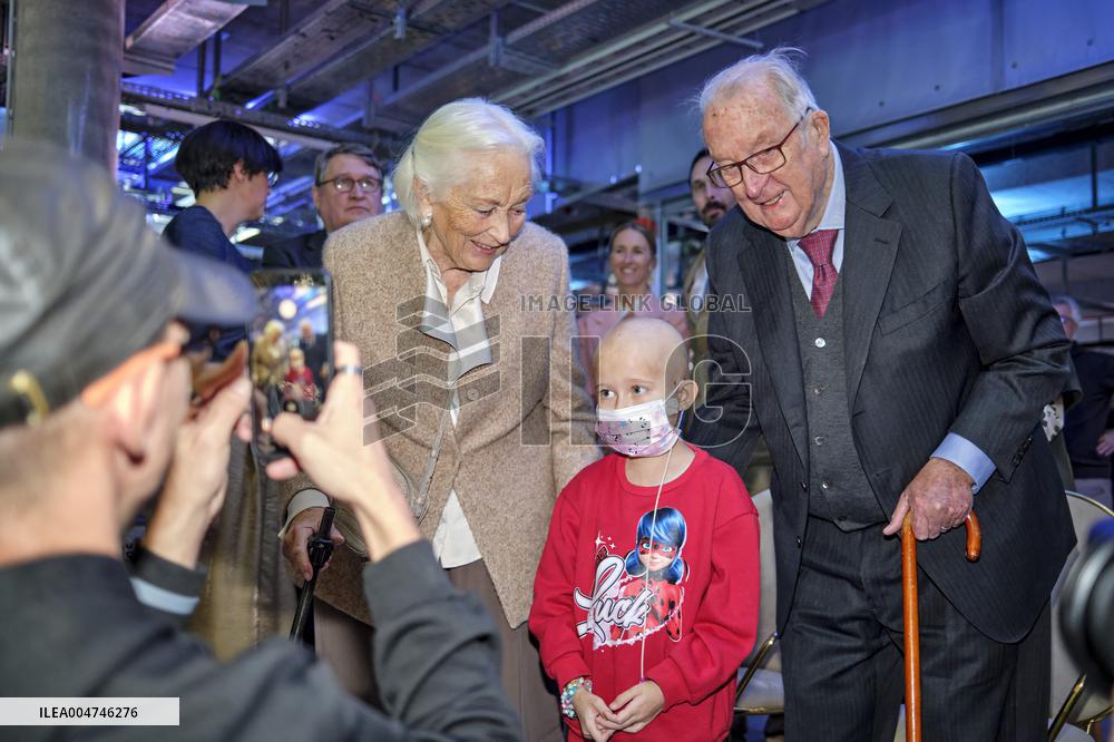 King Albert And Queen Paola Inaugurate New Oncology And Hematology Department At St. Luke's Clinic - Brussels