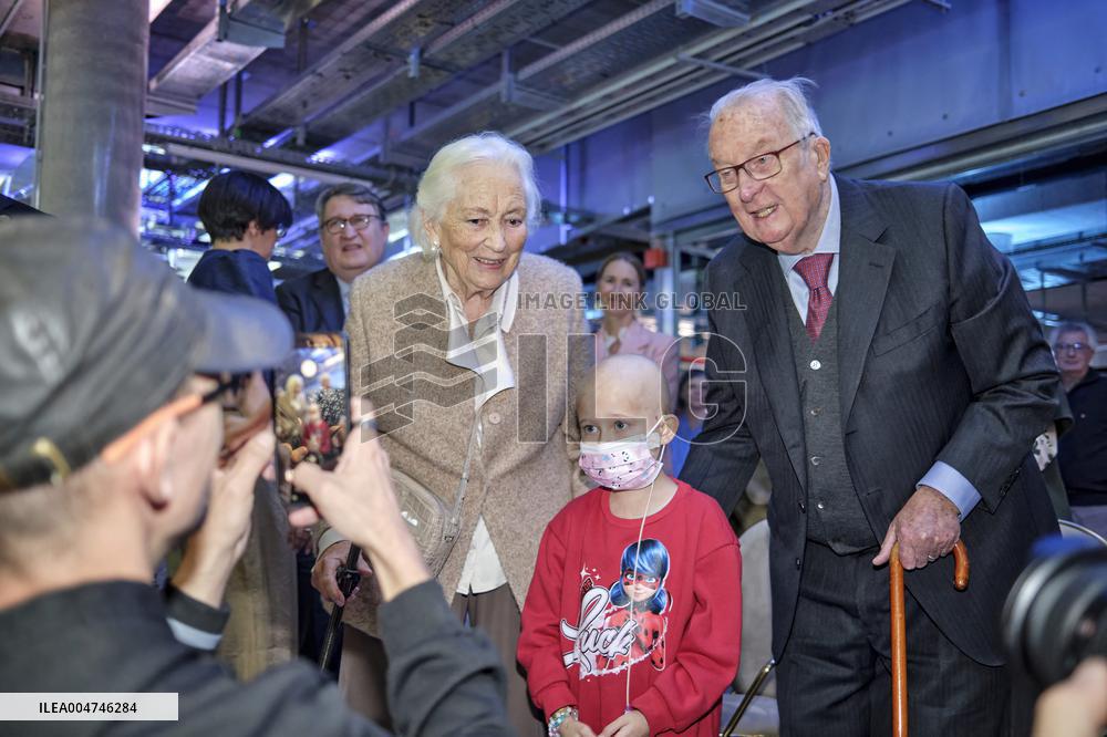 King Albert And Queen Paola Inaugurate New Oncology And Hematology Department At St. Luke's Clinic - Brussels