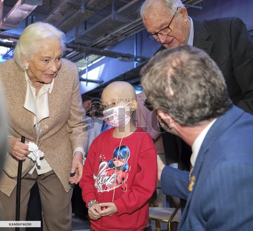 King Albert And Queen Paola Inaugurate New Oncology And Hematology Department At St. Luke's Clinic - Brussels