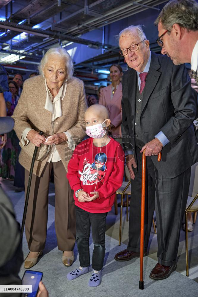 King Albert And Queen Paola Inaugurate New Oncology And Hematology Department At St. Luke's Clinic - Brussels