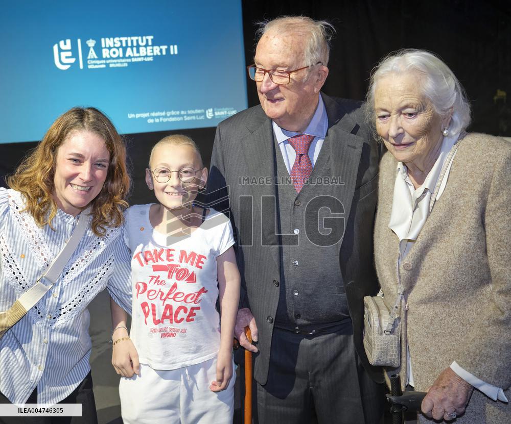King Albert And Queen Paola Inaugurate New Oncology And Hematology Department At St. Luke's Clinic - Brussels