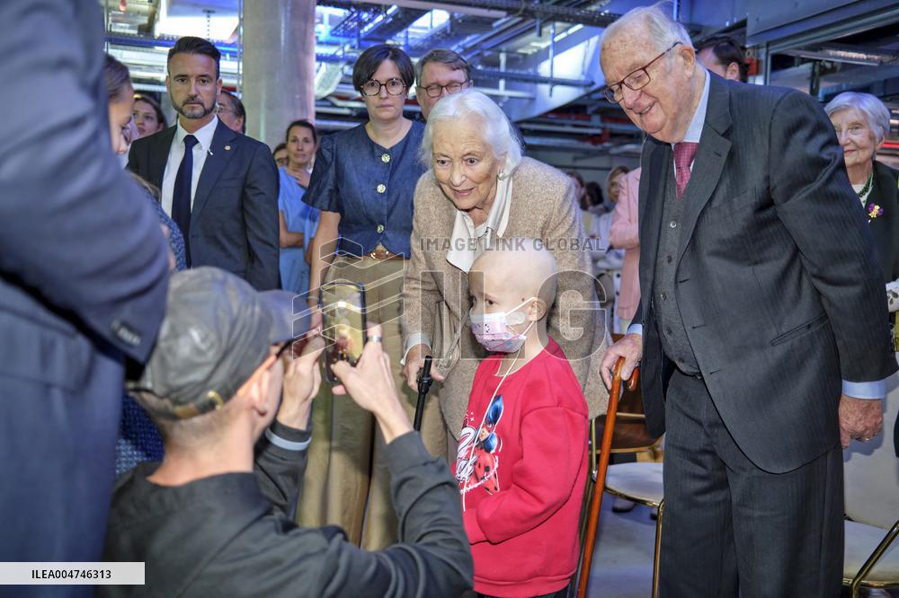 King Albert And Queen Paola Inaugurate New Oncology And Hematology Department At St. Luke's Clinic - Brussels
