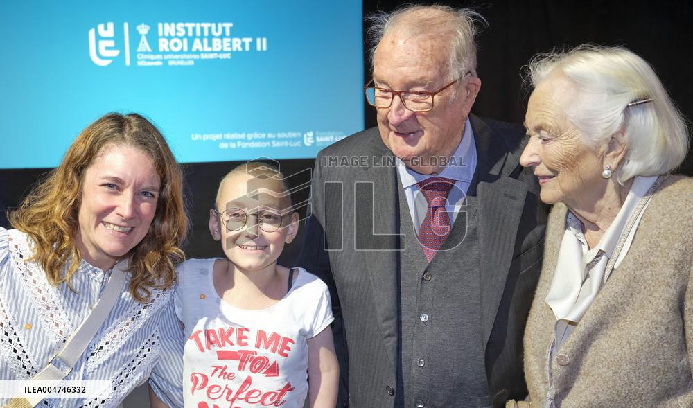 King Albert And Queen Paola Inaugurate New Oncology And Hematology Department At St. Luke's Clinic - Brussels