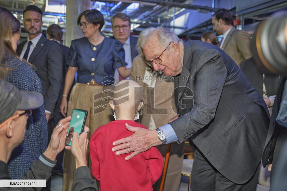 King Albert And Queen Paola Inaugurate New Oncology And Hematology Department At St. Luke's Clinic - Brussels