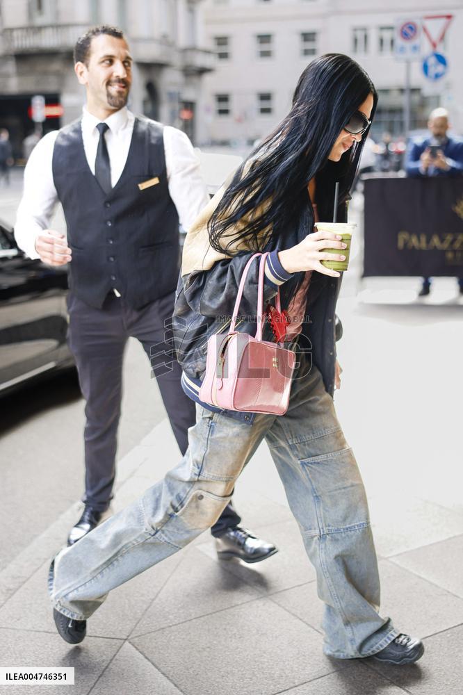 MFW Vips spotted in front Hotel MP