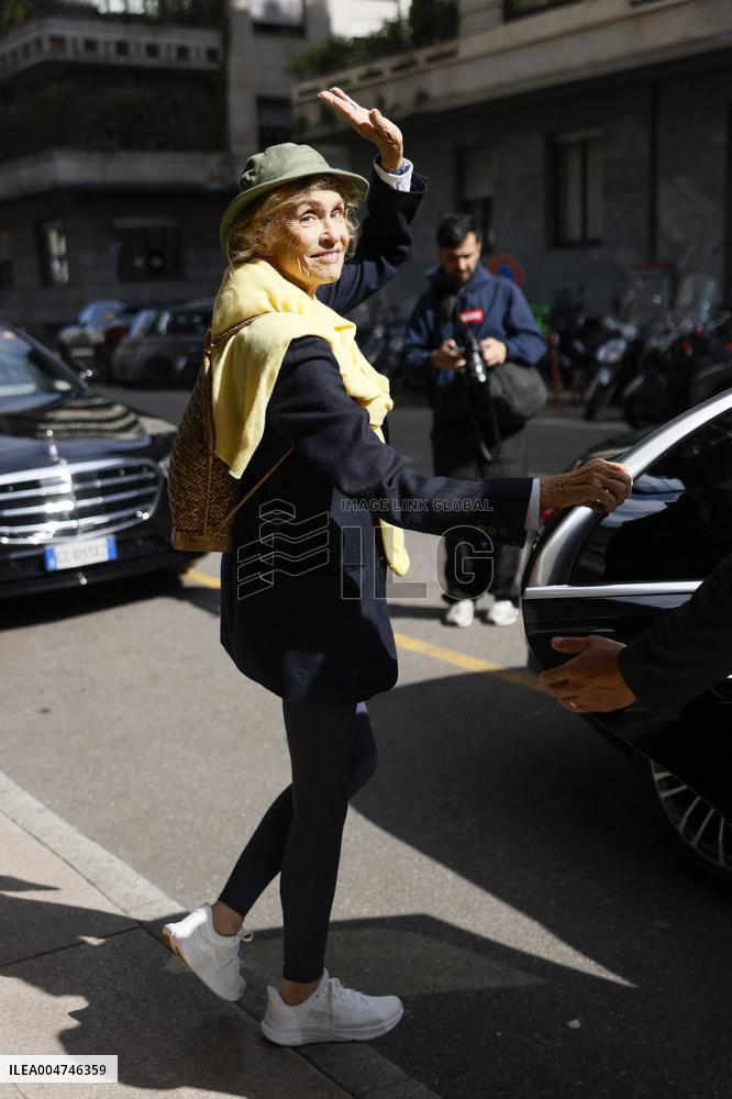 MFW Vips spotted in front Hotel MP