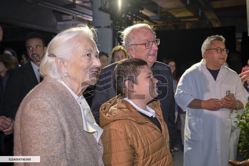 King Albert And Queen Paola Inaugurate New Oncology And Hematology Department At St. Luke's Clinic - Brussels