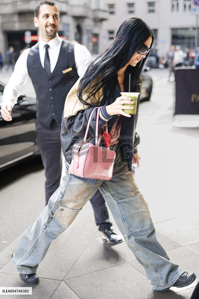 MFW Vips spotted in front Hotel MP