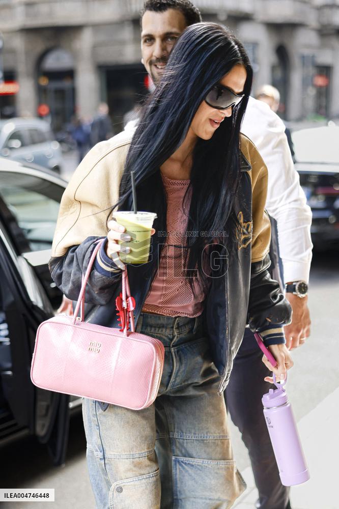 MFW Vips spotted in front Hotel MP