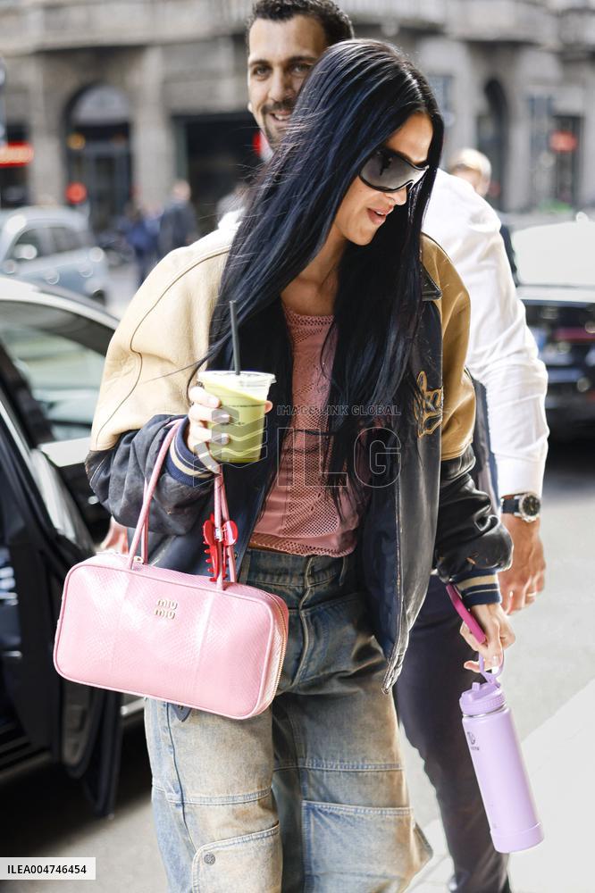 MFW Vips spotted in front Hotel MP